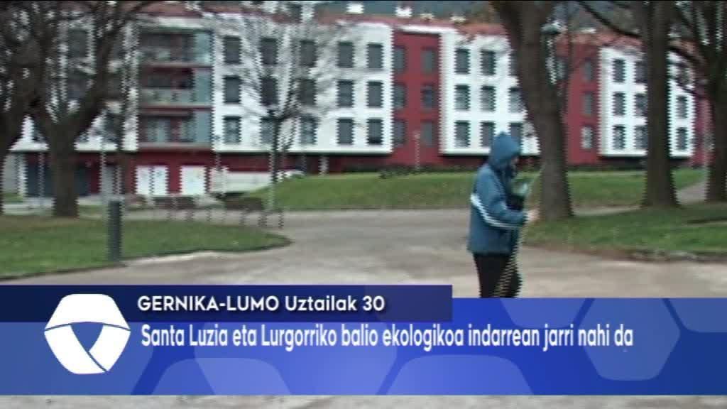 Santa Luzia eta Lurgorriko balio ekologikoa indartu nahi da