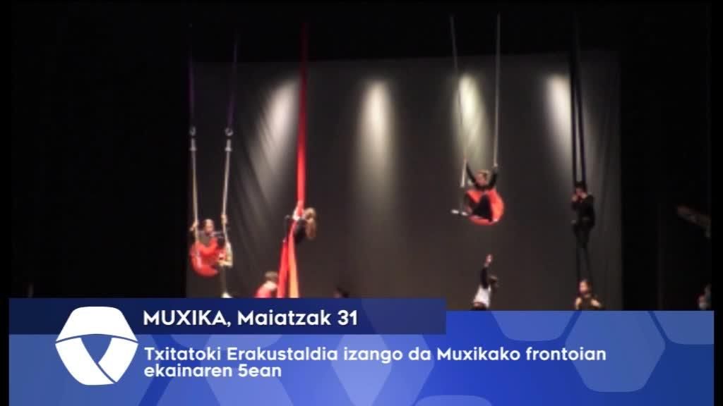 Txitatoki Erakustaldia izango da Muxikako frontoian ekainaren 5ean