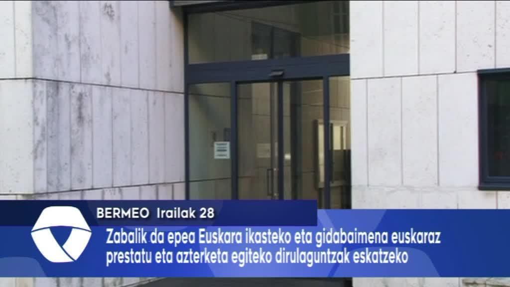 Urritik aurrera zabalik izango da euskara ikasteko eta gidabaimena euskaraz egiteko dirulaguntza eskatzeko epea