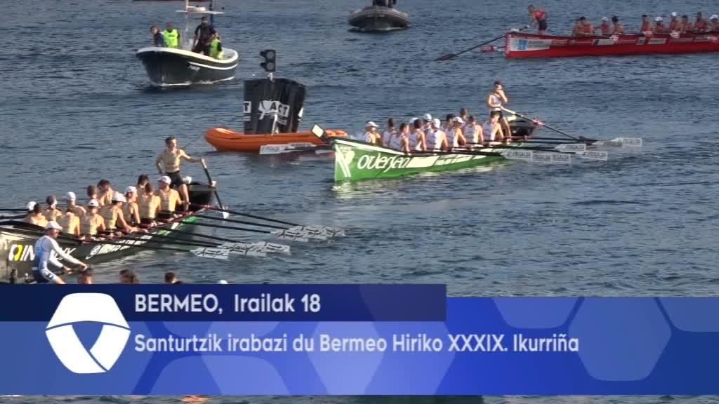 Santurtzik irabazi du Bermeo Hiriko XXXIX Ikurriña