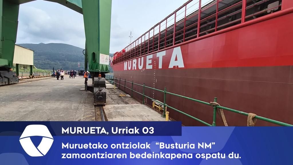 Muruetako ontziolak _Busturia NM- zamaontziaren bedeinkapena ospatu du