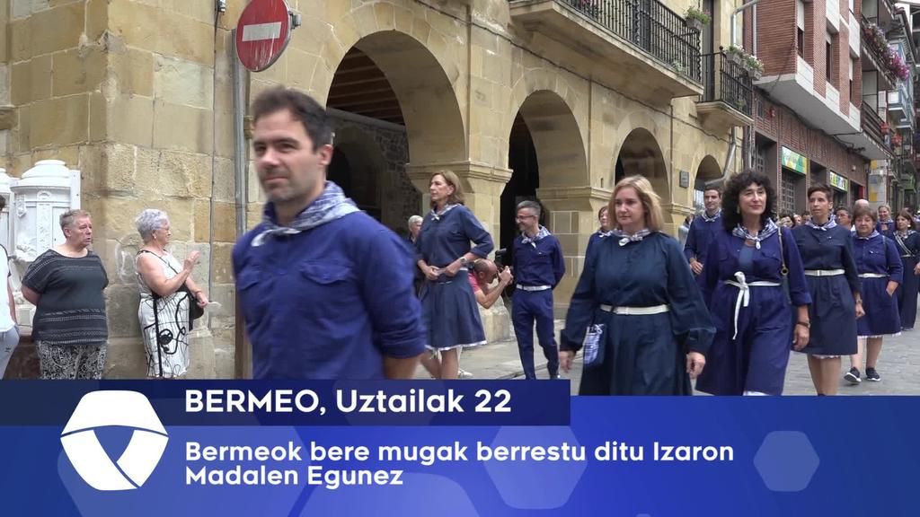 Bermeok bere mugak berretsi ditu Izaron Madalen Egunez