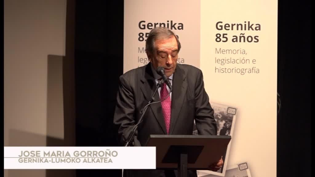 “Gernika 85 urte”; memoria, legegintza eta historiografia  jardunaldiak, elai alai aretoan