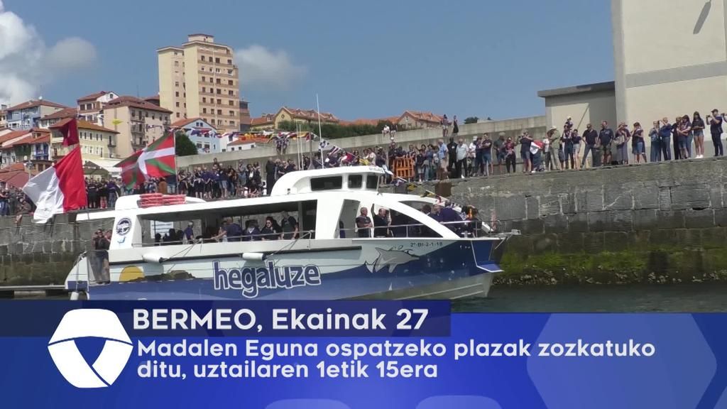 Madalen Eguna ospatzeko plazak zozkatuko ditu, Uztailaren 1etik 15era bitartean