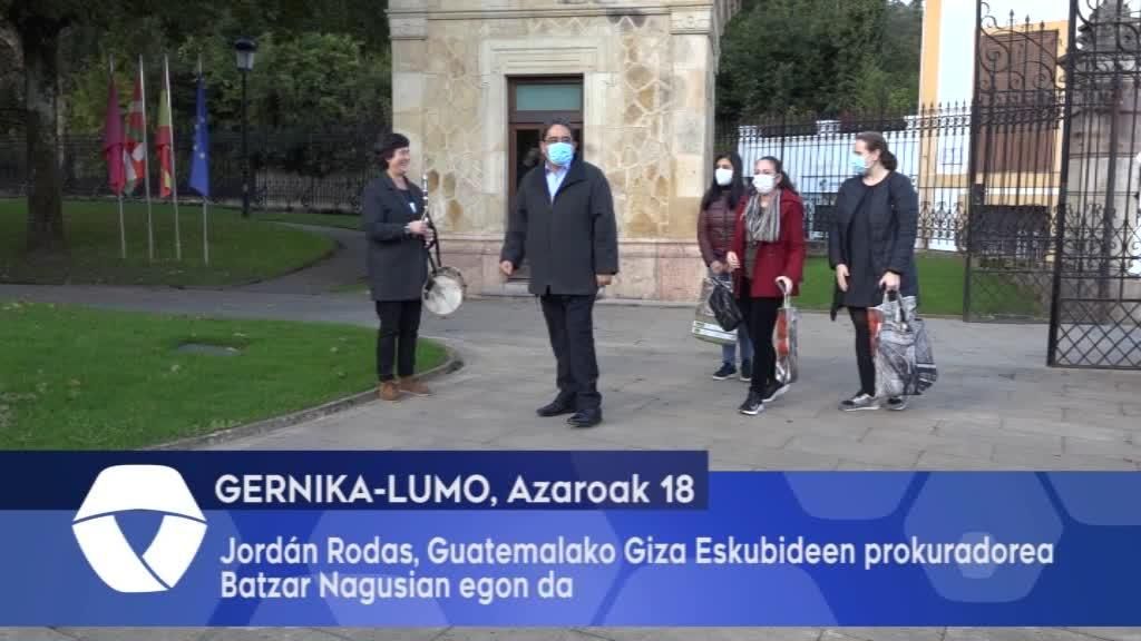Jordán Rodas, Guatemalako Giza Eskubideen prokuradorea batzar Nagusian egon da