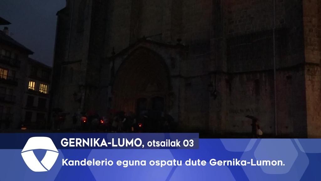 Kandelerio eguna ospatu dute Gernika-Lumon