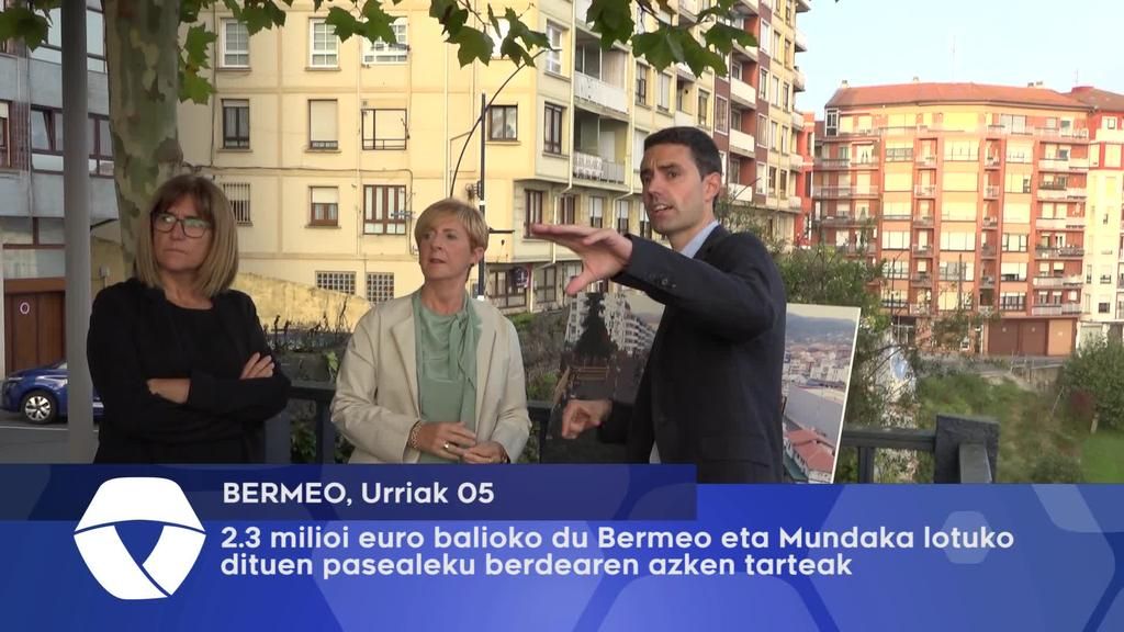 2.3 milioi balioko du Bermeo eta Mundaka lotuko dituen pasealeku berdearen azken tarteak