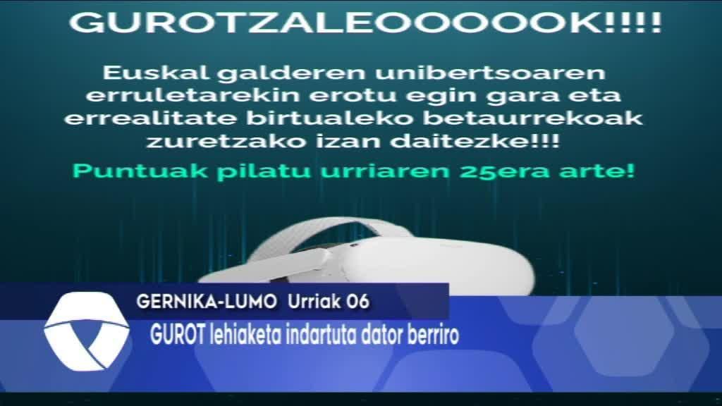 GUROT Lehiaketa indartuta dator berriro