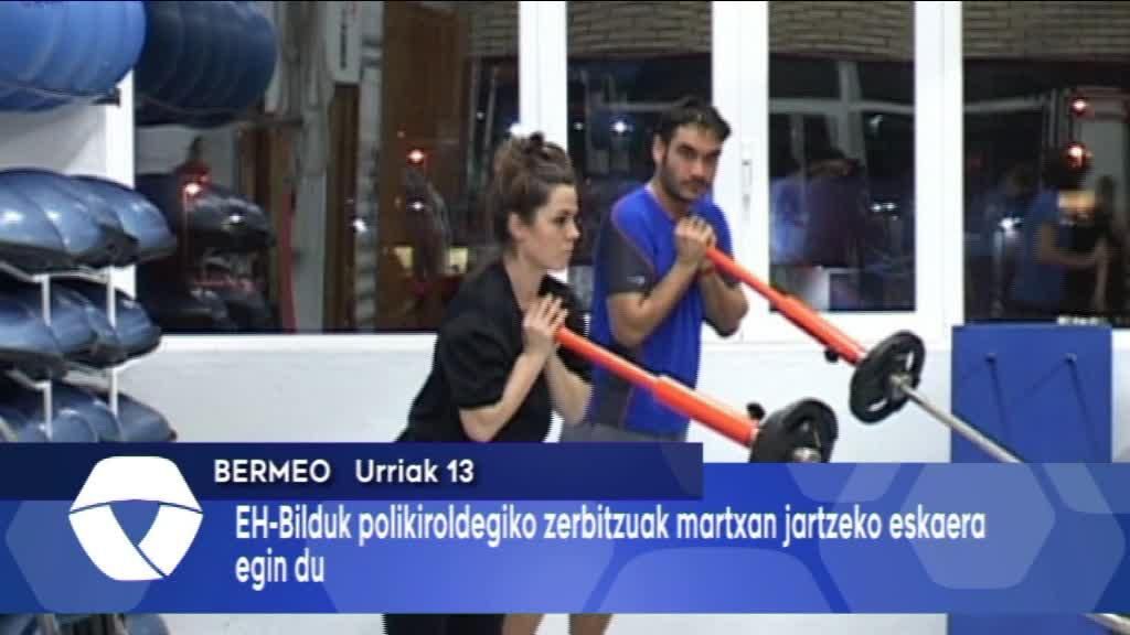 Bermeoko EH-Bilduk polikiroldegiko zerbitzuak martxan jartzeko eskaera egin du