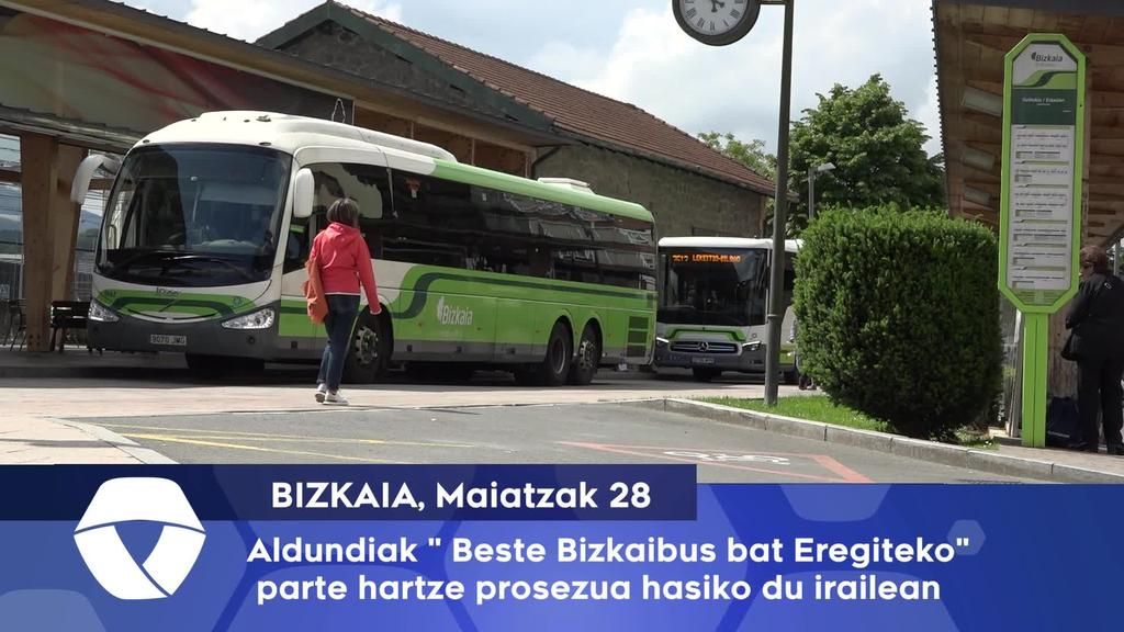 Aldundiak  “Beste Bizkaibus bat Eregiteko” parte hartze prozesua hasiko du irailean