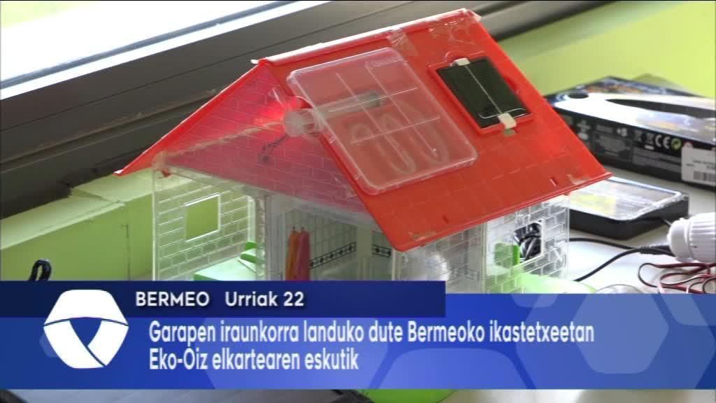 Eko-Oiz elkartearen eskutik garapen iraunkorra lantzen dabiltza Bermeoko ikastetxeetan