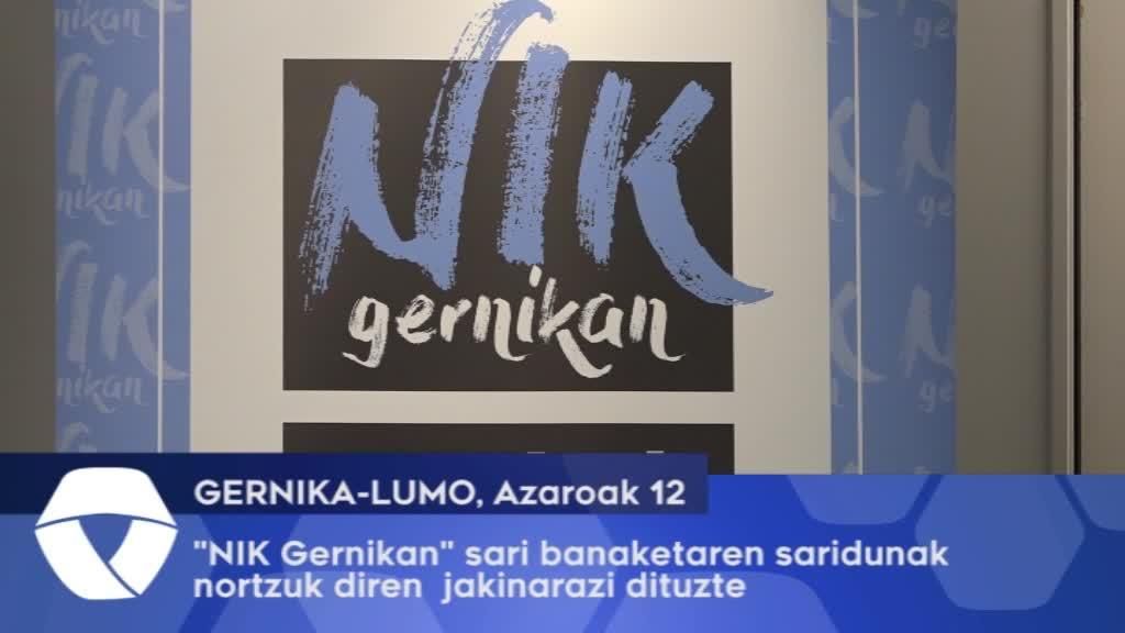 “Nik Gernikan” kanpainaren irabazleak nortzuk diren jakinarazi dute Gernika-Lumoko Udaletxetik