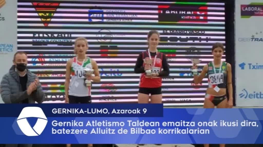Gernika Atletismo Taldeak emaitz onak atera ditu, Donostian; batez ere, Alluitz de Bilbaok