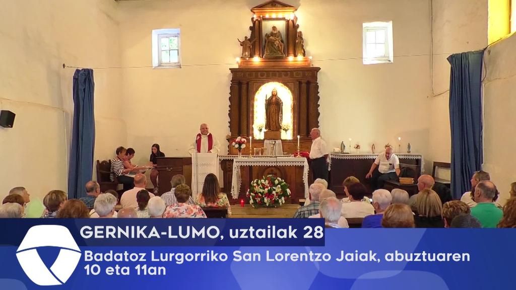 Badatoz Lurgorriko San Lorentzo Jaiak abuztuaren 10 eta 11an