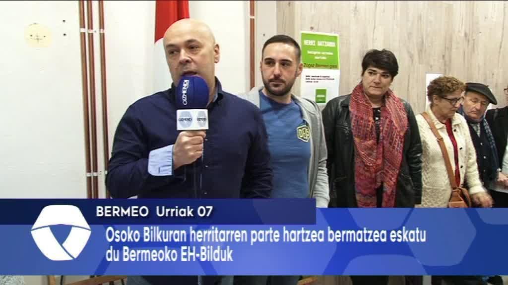 EH-Bilduk Osoko Bilkuratan herritarren parte hartzea bermatzea eskatu du