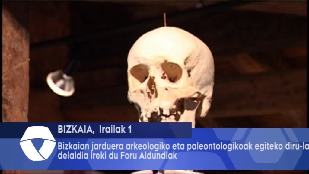 Bizkaian jarduera arkeologiko eta paleontologikoak egiteko diru-laguntzen deialdia ireki du Foru Aldundiak