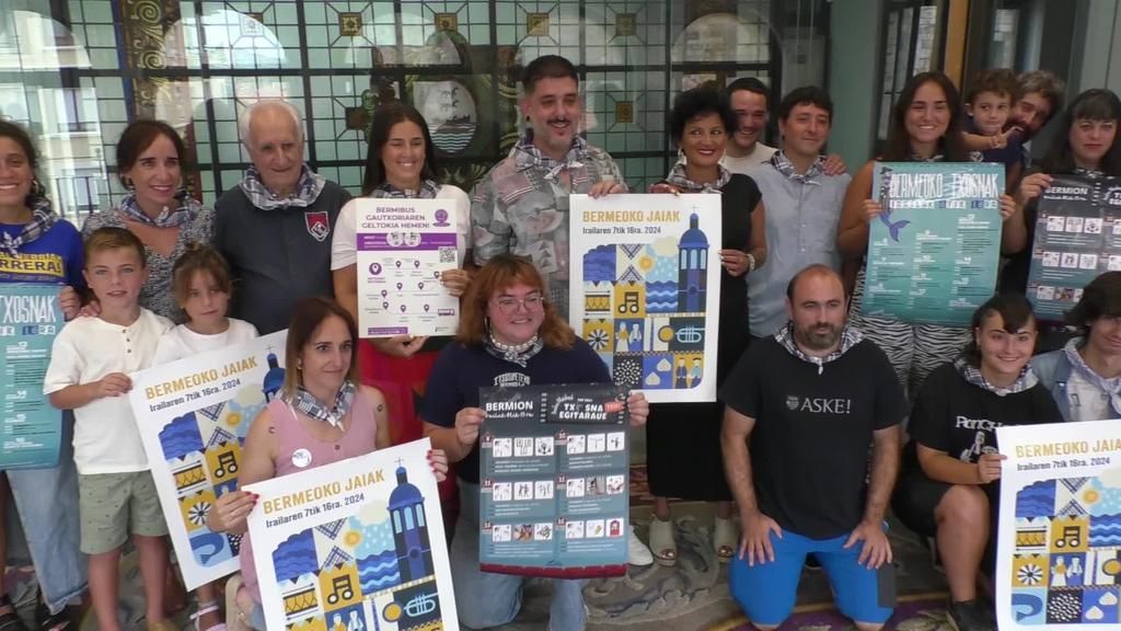 Bermeoko Andra Mari eta Santa Eufemia jaietako aurkezpena 2024