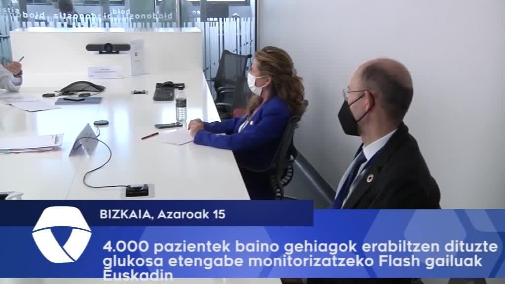 I.motako 4.000 pazientek baino gehiagok erabiltzen dituzte jada erabiltzen dituzte jada glukosa etengabe monitorizatzeko gailuak