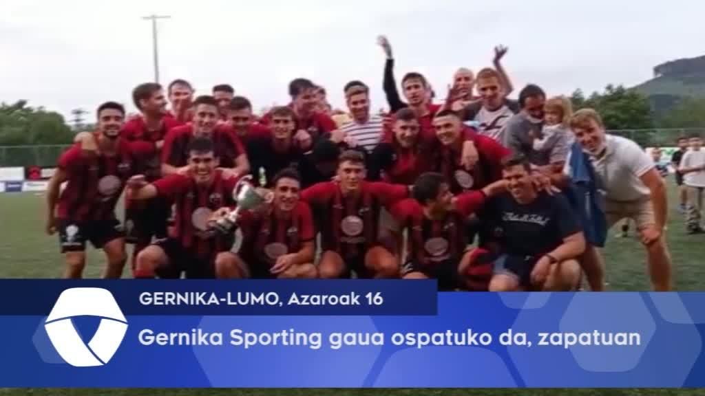 Gernika Sporting gaua ospatuko dute, zapatuan