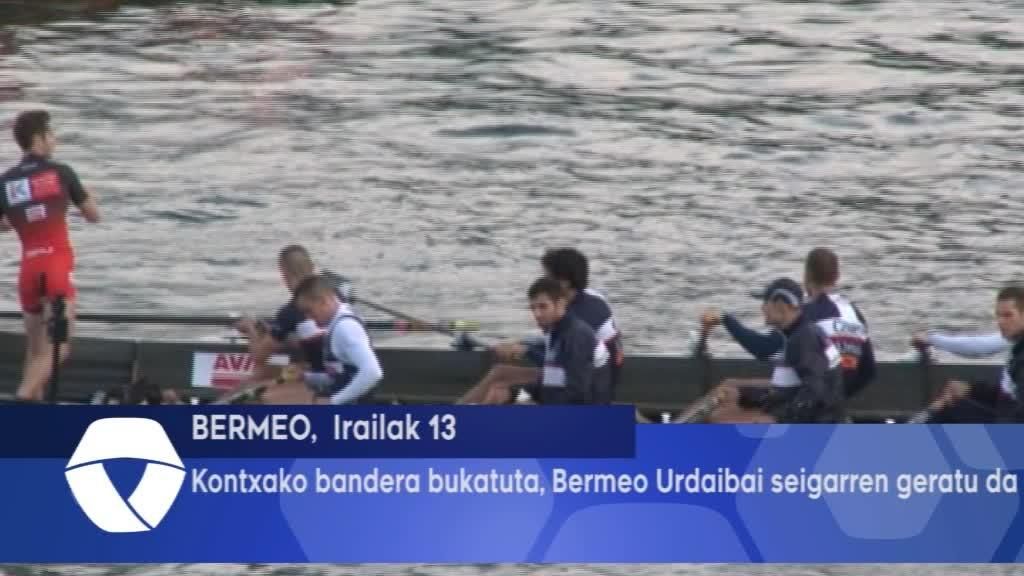 Urdaibai Bermeo Seigarren Kontxako banderan