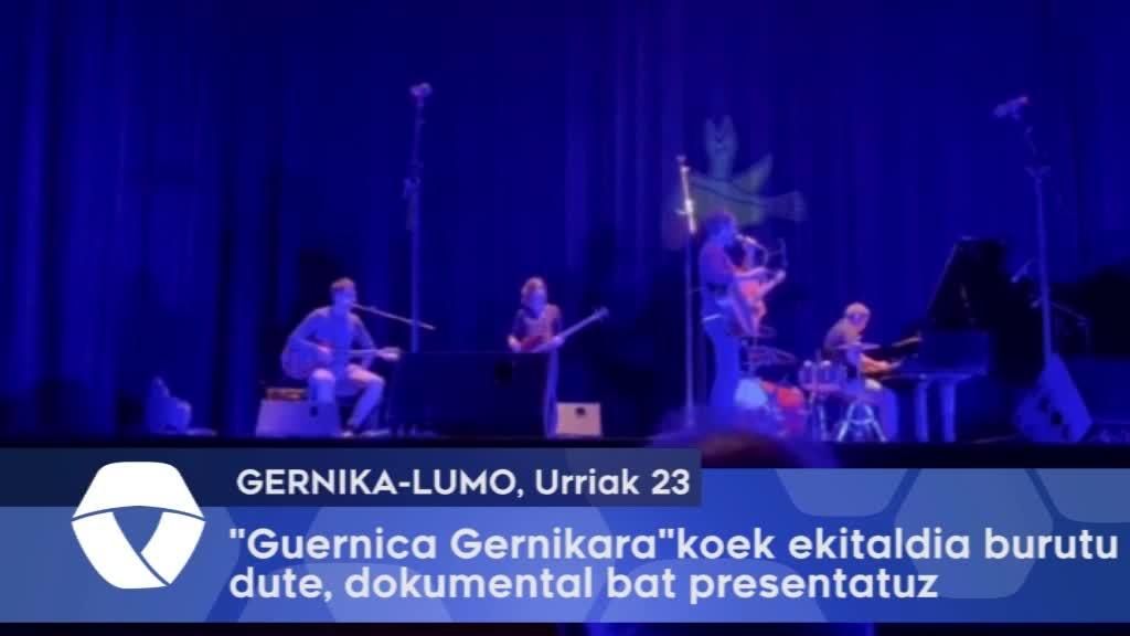 “Guernica Gernikara”koek ekitaldia burutu dute, Lizeo Antzokian