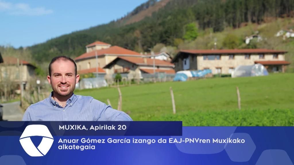 Anuar Gómez García izango da EAJ-PNVren Muxikako alkategaia