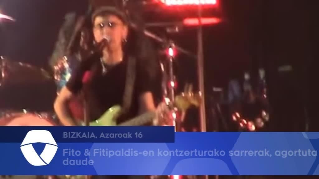 Fito & Fitipaldisen sarrerak agortu dira, San Mameseko kontzerturako