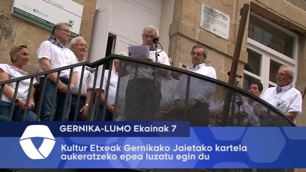 Kultur Etxeak Gernikako Jaietako kartela aukeratzeko epea luzatu du