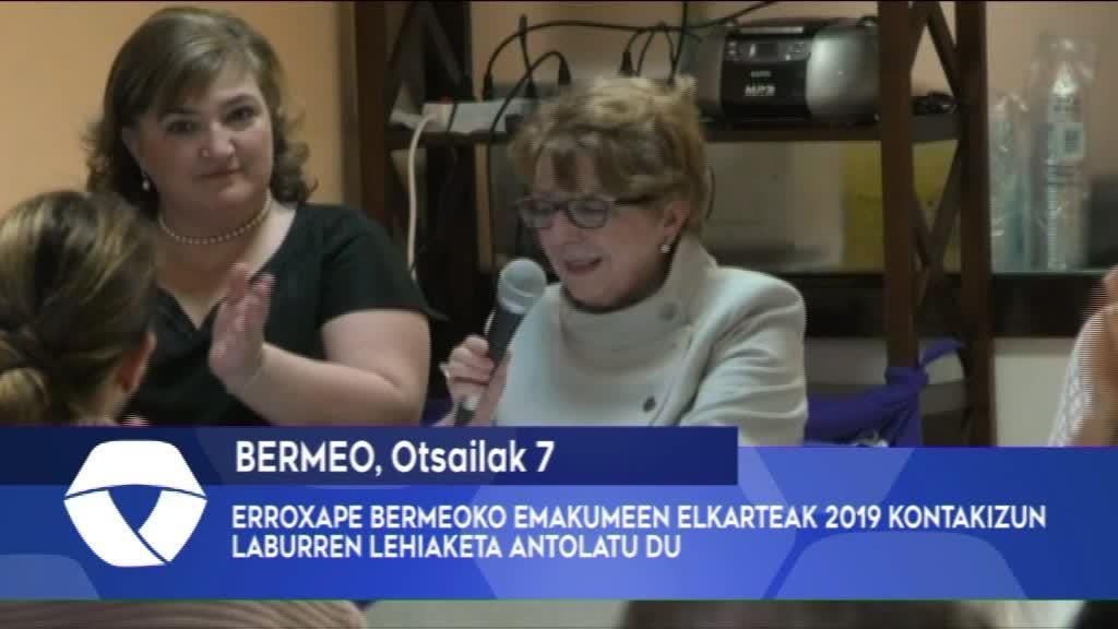 ERROXAPE BERMEOKO EMAKUMEEN ELKARTEAK 2019 KONTAKIZUN LABURREN LEHIAKETA ANTOLATU DU