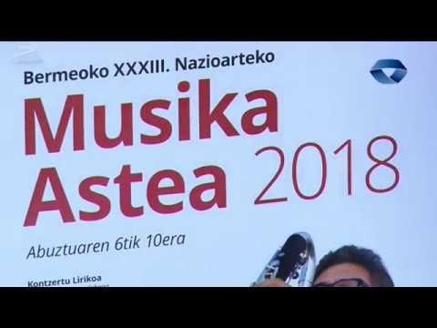 Musika Astearen XXXIII edizioa ospatuko dute abuztuaren 6tik 10era