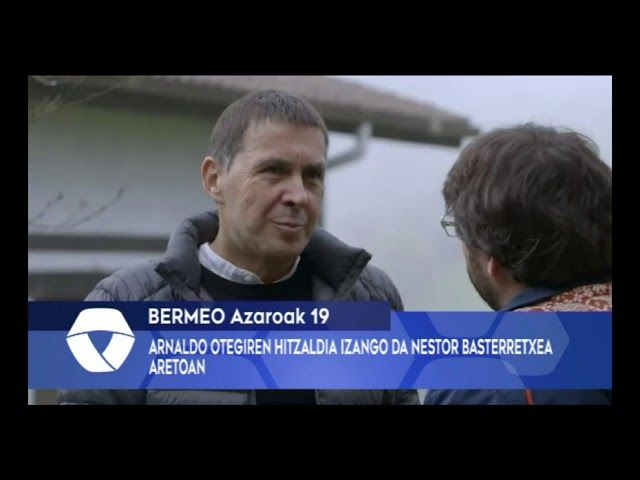 Arnaldo Otegiren hitzaldia izango da