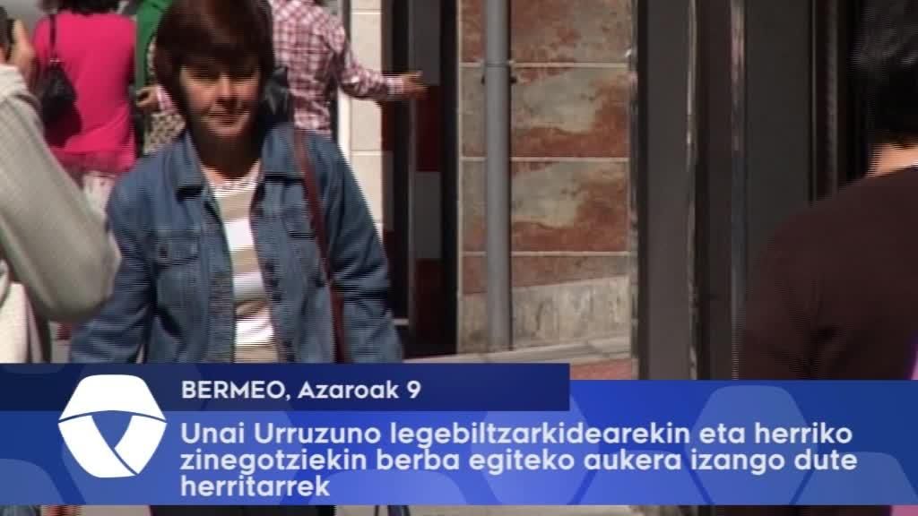 Unai Urruzuno legebiltzarkidearekin eta herriko zinegotziekin berba egiteko aukera izango dute herritarrek