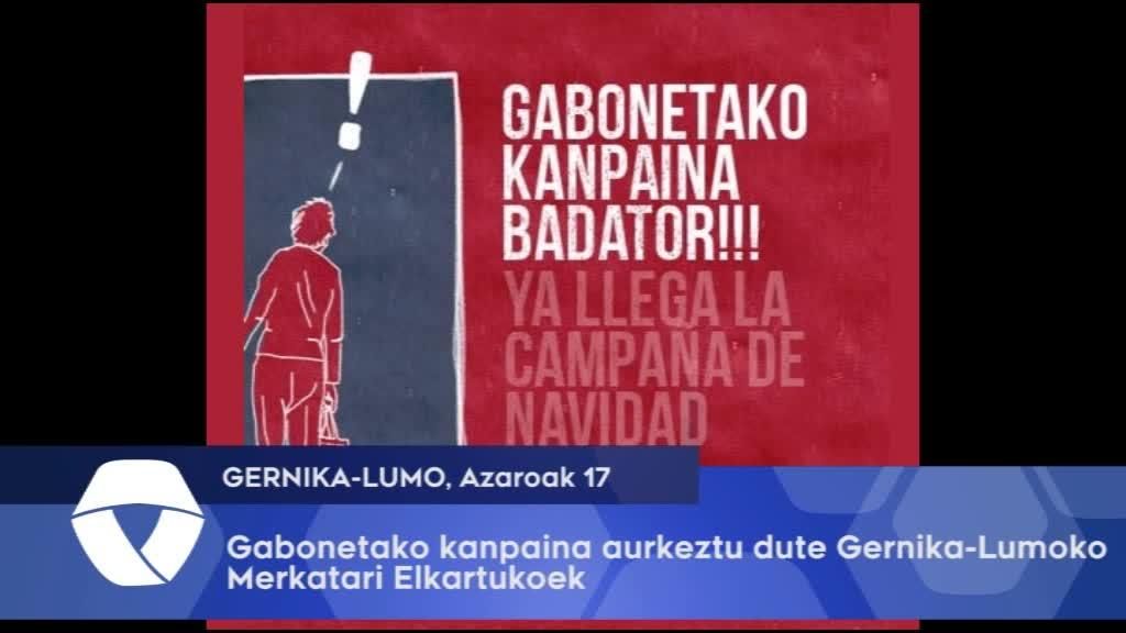 Gabonetako kanpaina aurkeztu dute Gernika-Lumoko Merkatari Elkartukoek