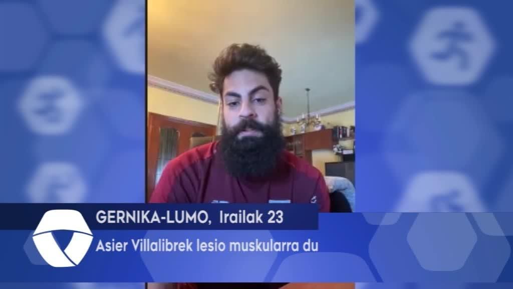 Asier Villalibrek lesio muskularra du