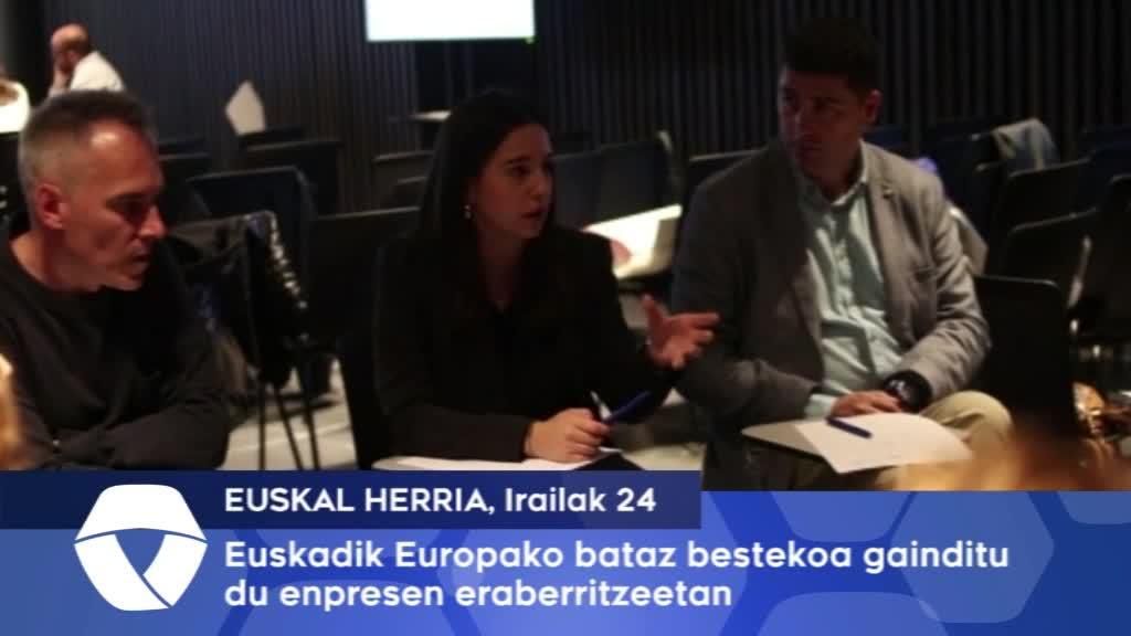 Euskadik Europako bataz bestekoa gainditu du enpresen eraberritzeetan