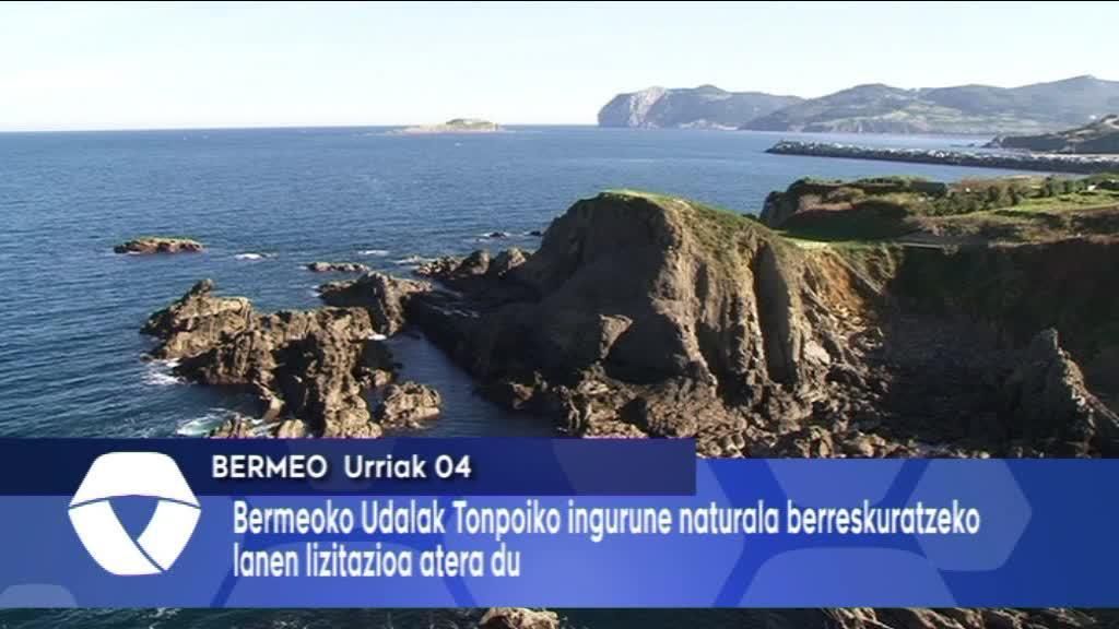 Bermeoko Udalak Tonpoiko ingurune naturala berreskuratzeko lanen lizitazioa atera du