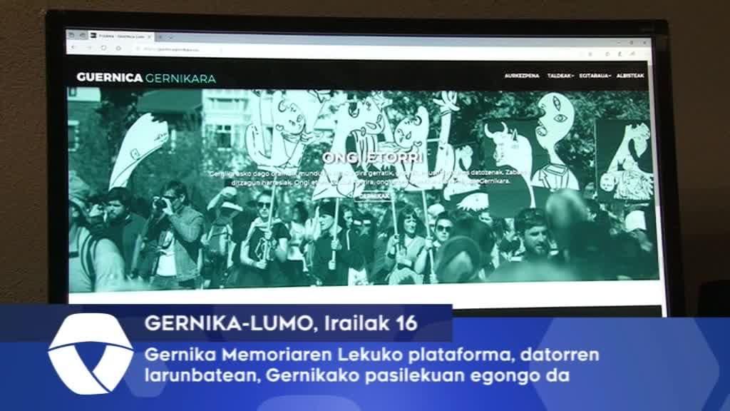 Gernika Memoriaren Lekuko plataforma datorren larunbatea, Gernikako pasealekuan egongo da