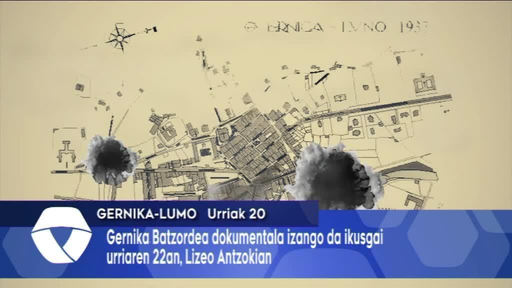 Gernika Batzordearen dokumentala izango da ikusgai urriaren 22an