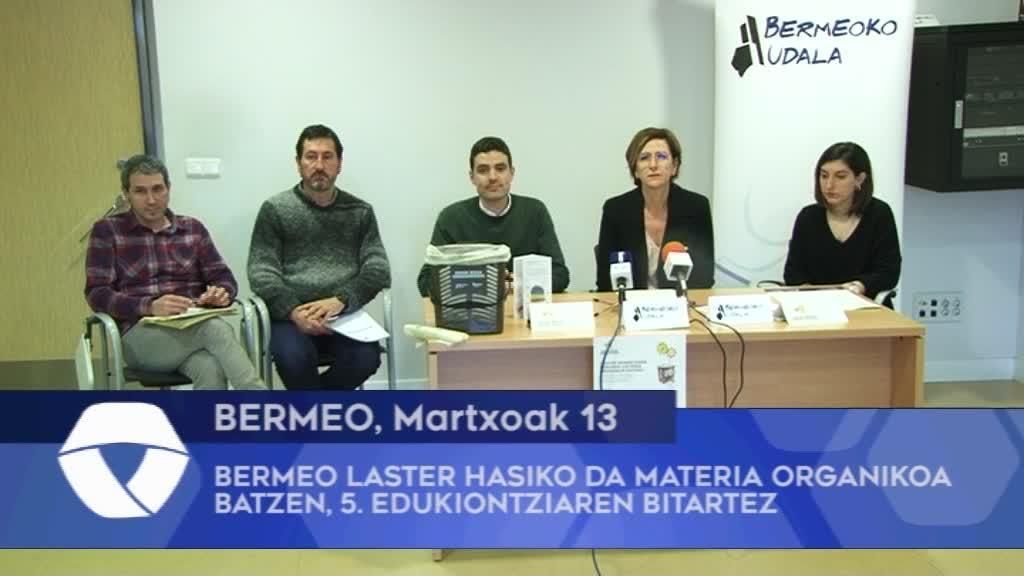 Bermeo laster hasiko da materia organikoa gaika batzen 5. edukiontziaren bitartez