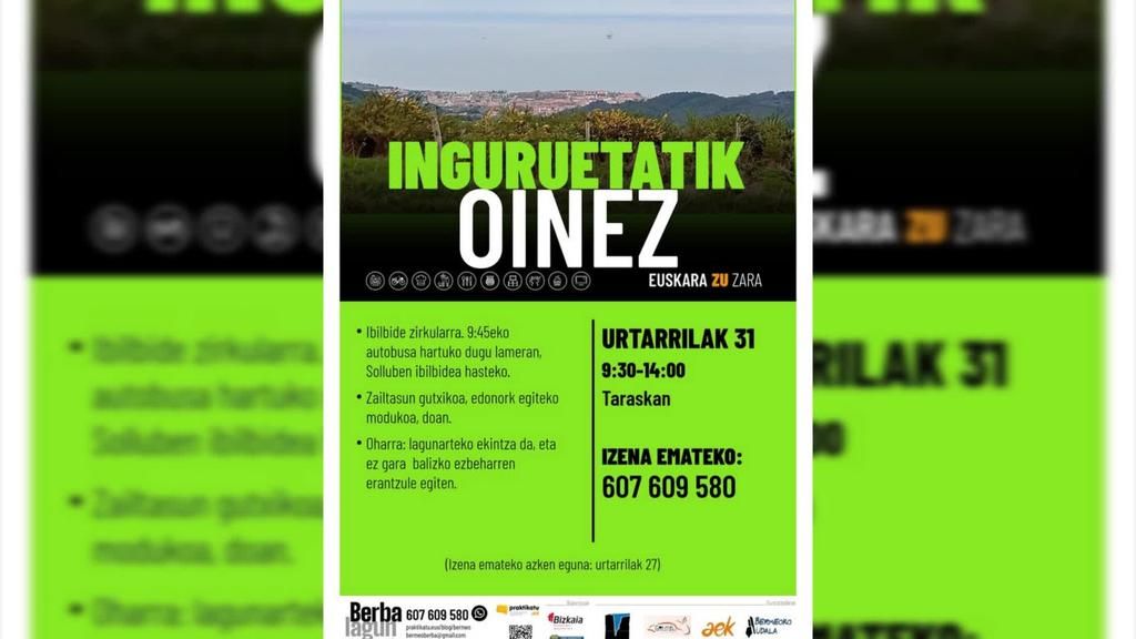 Inguruetatik oinez arituko dira, Bermeon