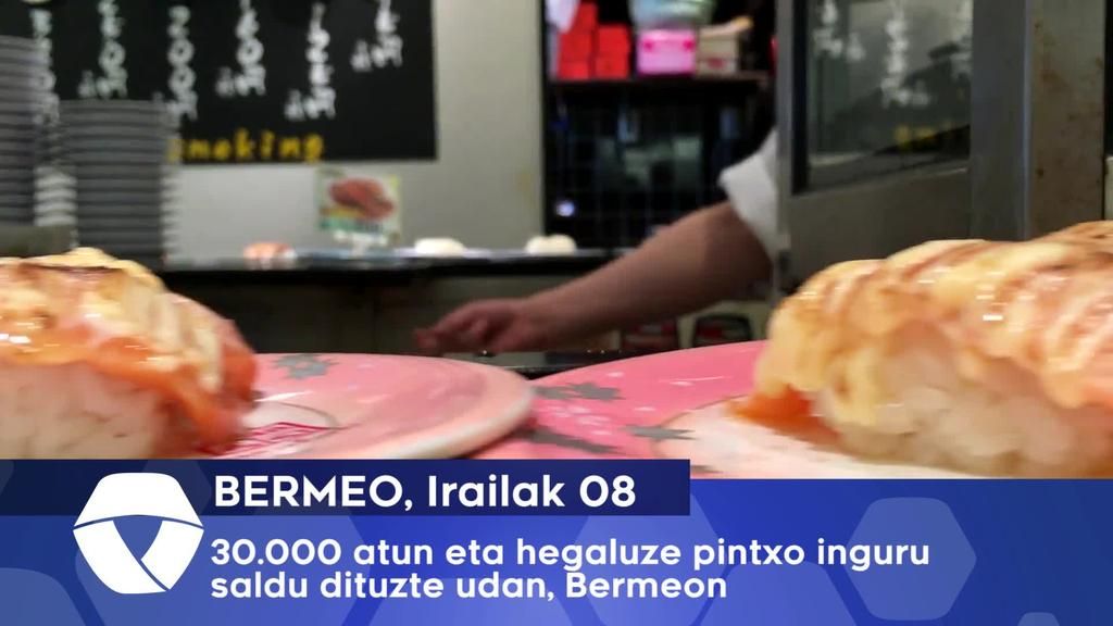 30.000 atun eta hegaluze pintxo inguru saldu dituzte udan, Bermeon