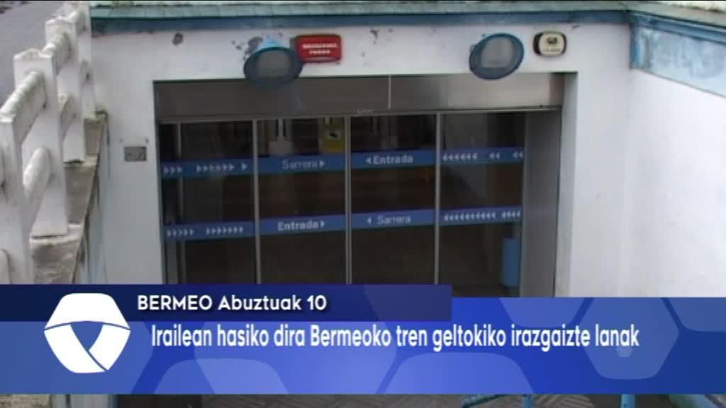 Irailean hasiko dira tren geltokiko irazgaizte lanak