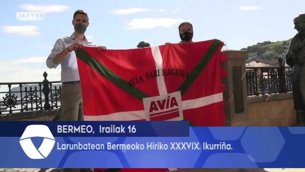 Larunbatean Bermeo Hiriko XXXVIX. Ikurriña jokatuko da