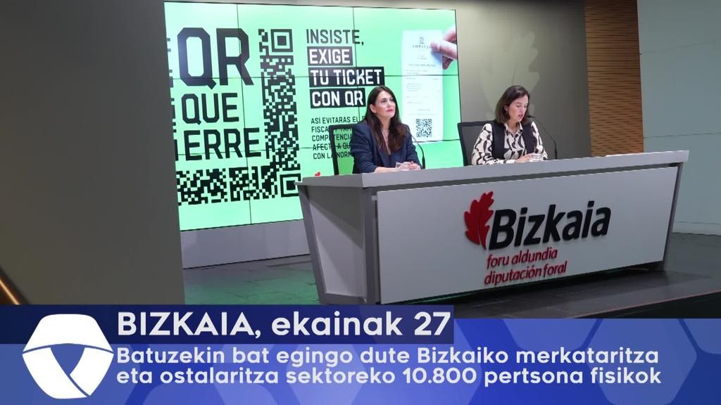 Batuzekin bat egingo dute Bizkaiko merkataritza eta ostalaritza sektoreko10.800 pertsona fisikok