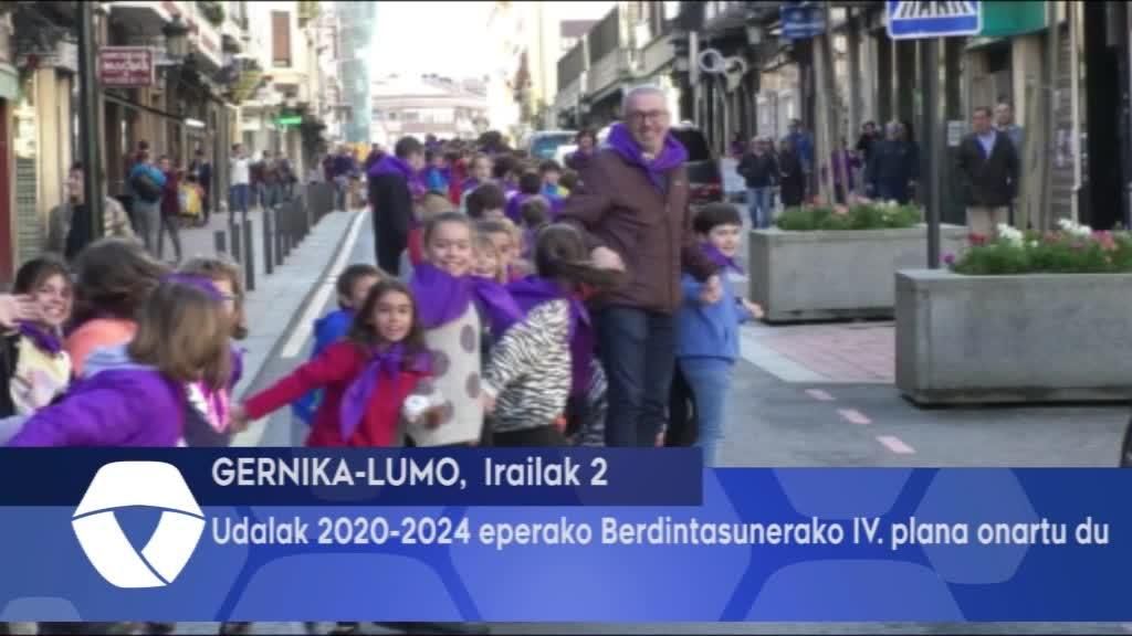 Gernika-Lumoko Udalak 2020-2024 eperako Berdintasunerako IV. plana onartu du