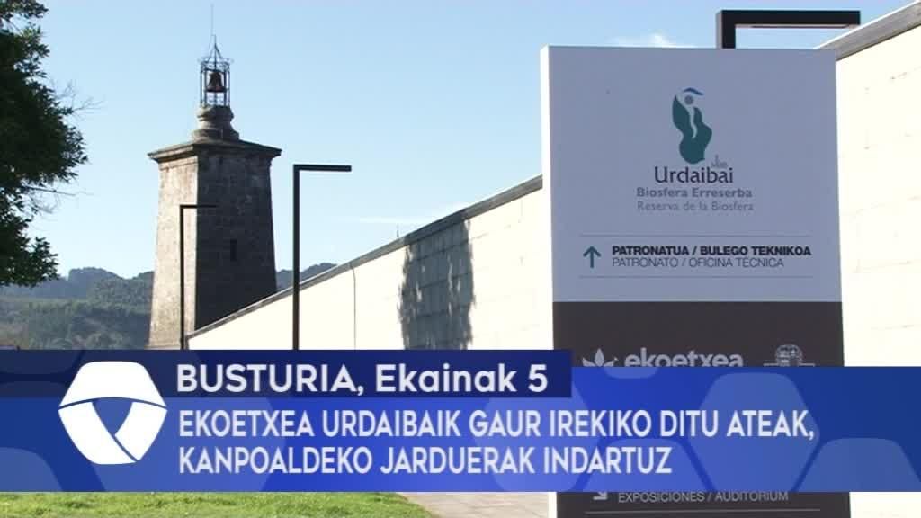 Ekoetxea Urdaibaik gaur irekiko ditu ateak, kanpoaldeko jarduerak indartuz