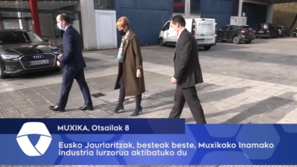 Eusko Jaurlaritzak, besteak beste, Muxikako Inamoko industriaren lurzorua aktibatuko du