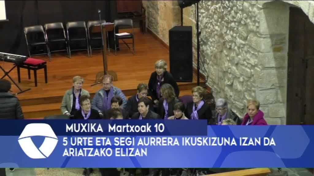 5 URTE ETA SEGI AURRERA IKUSKIZUNA BURUTU DU MUXIKAKO EMAKUMEEN ANTZERKI TALDEAK