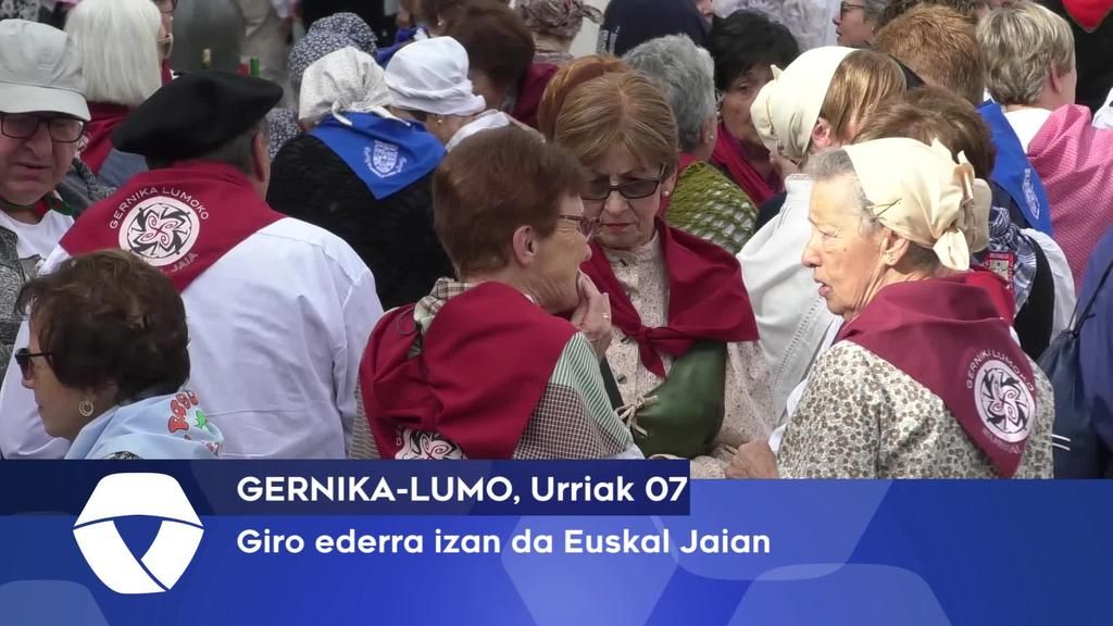 Giro ederra izan da Gernika-Lumoko Euskal Jaian
