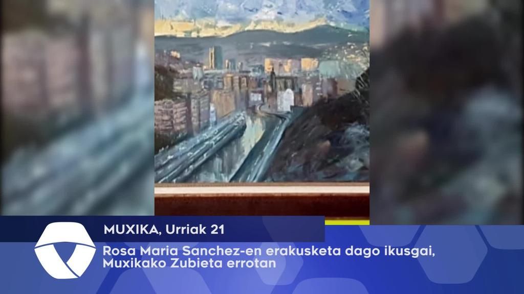 Rosa Maria Sanchez-en erakusketa dago ikusgai, Muxikako Zubieta Errotan